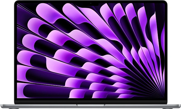 15.3" Ноутбук Apple MacBook Air 15 M2 (2023), 8 GB RAM/256 GB SSD, 8 CPU/10 GPU, Space Gray, английская клавиатура